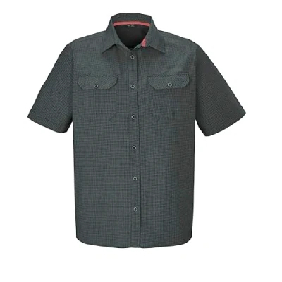 Abbildung von killtec Herren Funktionshemd/Hemd Kurzarm/Outdoorhemd KOS 47 MN WVN SHRT, dunkelgrün, 3XL, 42843 000