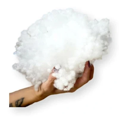 Abbildung von 4L Textil Kissenfüllung Füllwatte für Kuscheltiere Füllmaterial Kissen Bastelwatte Schneewatte Dekowatte Füllung 10 kg (10)