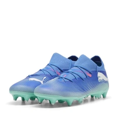 Abbildung von Puma Future 7 Match MXSG Fußballschuh Stollen, Herren, Größe: 40.5, Bluemazing/white/electric peppermint Schuhe