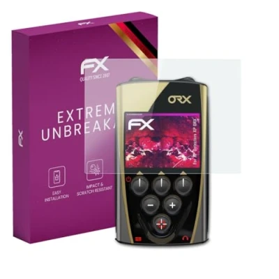 Abbildung von atFoliX Glasfolie kompatibel mit XP Detectors ORX Panzerfolie, 9H Hybrid Glass FX Schutzpanzer Folie