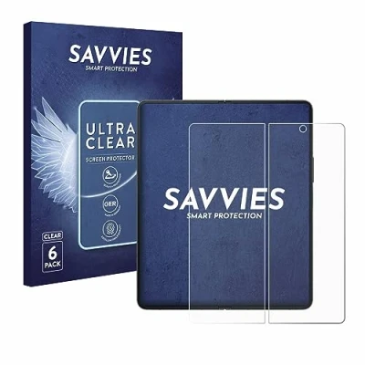 Abbildung von Savvies 6 Stück Schutzfolie für Samsung Galaxy Z Fold 4 (Inneres Display) Displayschutz Folie Ultra Transparent