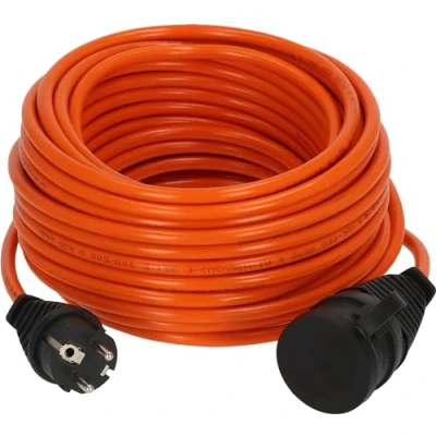 Abbildung von Brennenstuhl BREMAXX Verlängerungskabel (20m Kabel in orange, für den kurzfristigen Einsatz im Außenbereich IP44, Stromkabel einsetzbar bis 35 C und UV beständig, Made Germany)