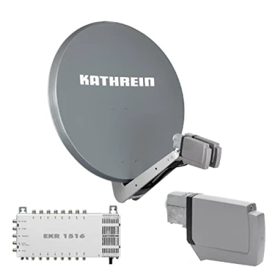 Abbildung von Kathrein CAS 90 gr Sat Antenne multifeedfähig Graphit (grau) 16 Teilnehmer