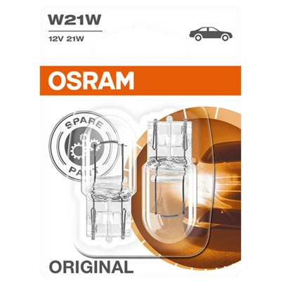 Abbildung von OSRAM ORIGINAL LINE 7505 02B Glühlampe, Blinkleuchte 12 21 W21W VOLKSWAGEN: Touran II, GOLF 7 Variant, 6, MAZDA: 3 Hatchback, 6 Sport Kombi