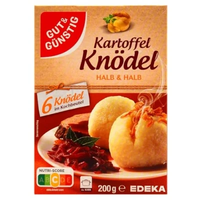 Abbildung von Gut &amp; Günstig Kartoffel Knödel halb halb, 8er Pack (8 x 200g)
