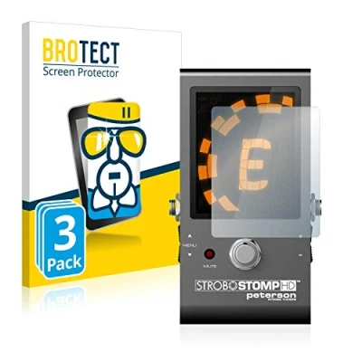 Abbildung von BROTECT Schutzglas für Peterson Strobostomp HD (3 Stück) Schutzfolie Panzer Folie Glas [Extrem Kratzfest 9H, Anti Fingerprint, Ultra Transparent]