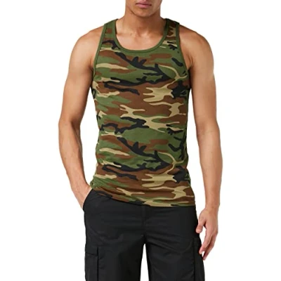 Abbildung von Mil Tec Herren/Shirt 11001020 Trägershirt Cami Shirt, Woodland, M EU