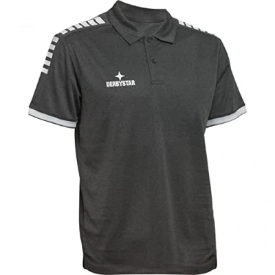 Abbildung von Derbystar Primo Polohemd Grau/Schwarz 5XL