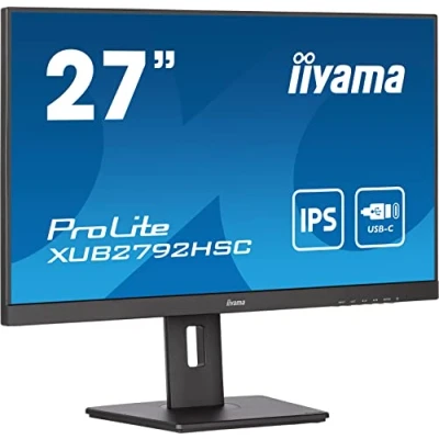 Abbildung von Iiyama ProLite XUB2792HSC B5 Full HD Monitor IPS, Pivot, USB C