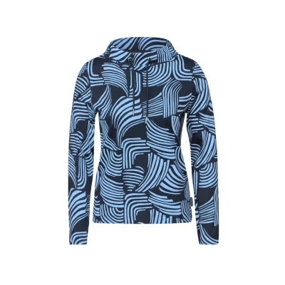 Abbildung von Cecil Bedruckts Langarmshirt, Damen, Größe: Large, Blau