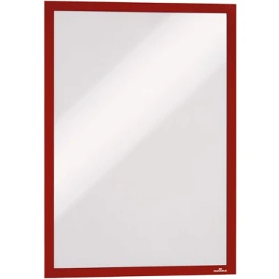 Abbildung von Durable Info Rahmen Duraframe (A3, selbstklebend mit Magnetverschluss) 2 Stück, rot, 487303
