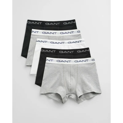Abbildung von GANT Trunk 5PACK Panties, Herren, Größe: Small, Light grey melange