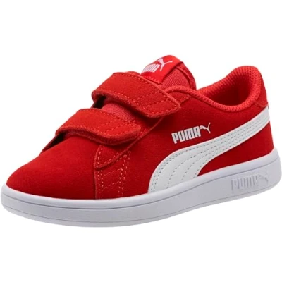Abbildung von PUMA Jungen Unisex Kinder Smash V2 Sd V Inf Turnschuhe, High Risk Red White, 20 EU