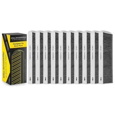 Abbildung von KF3TEC® Aktivkohlefilter (10 Filter) für Bora Pure PUAKF, Ihr Umluftkochfeld PURU oder PUXU 10er PACK