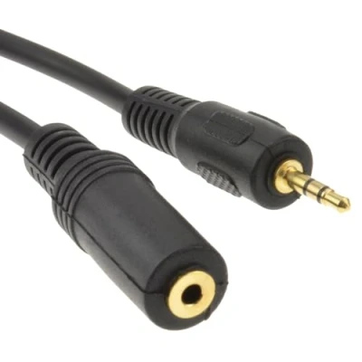 Abbildung von 2,5 mm Stereo Klinkenstecker Stecker Zum Buchse Verlängerung Kabel 5 m [5 Meter/5m]