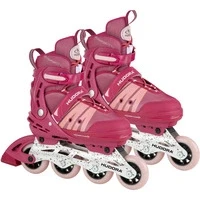 Abbildung von HUDORA Inline Skates Comfort Inliner für Kinder &amp; Jugendliche in versch. Größen Roller bis zu 6 Weite Länge verstellbar atmungsaktive Freizeit