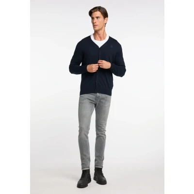 Abbildung von Dreimaster Strickjacke, Herren, Größe: Small, Marine