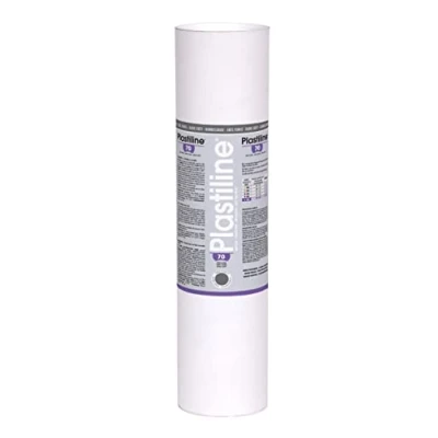 Abbildung von Herbin 5770T Plastilin für den Modellbau, 5 kg, zum modelieren, HG70, sehr hart, 1 Dose, Grau