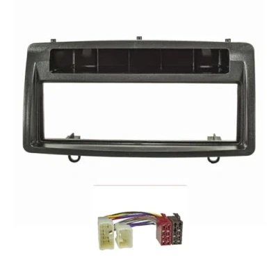 Abbildung von tomzz Audio 2455 016 Radioblende Set kompatibel mit Toyota Corolla E12 E120 Bj.2002 2007 schwarz Radioadapter ISO