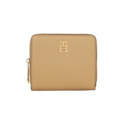 Abbildung von Tommy Hilfiger SOFT Logotape Geldbörse, Damen, Größe: One Size, Safari