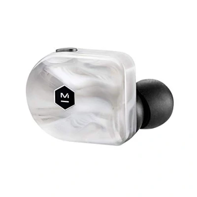 Abbildung von Master &amp; Dynamic True Wireless Kopfhörer (3,5h Akkulaufzeit pro Ladung, Edelmetall Ladecase, IPX4) White Marble