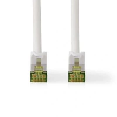 Abbildung von Nedis CAT7 Netzwerkkabel S/FTP RJ45 Stecker 0.50 m Snagless Rund LSZH Weiss Label