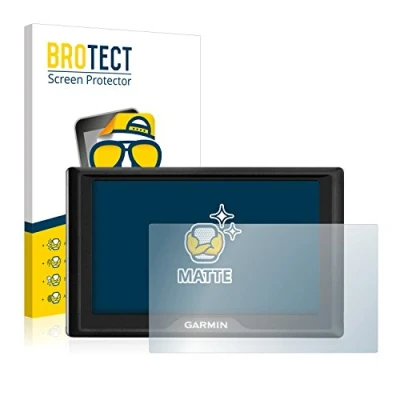 Abbildung von BROTECT Entspiegelungs Schutzfolie für Garmin Drive 51 LMT S (2 Stück) Matte Displayschutz Folie, Anti Reflex, Fingerprint