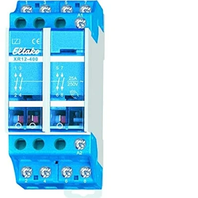 Abbildung von Eltako XR12 400 230V Installationsbeskyttelse 4 x sluttekontakt 230 V 1 stk