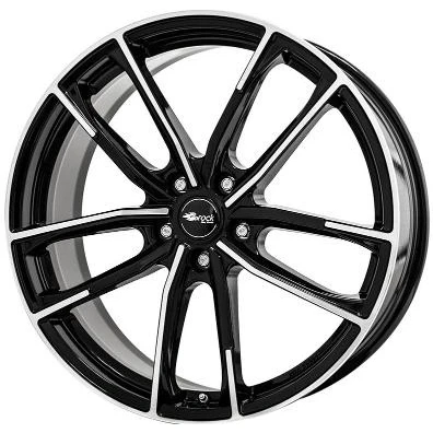 Abbildung von BROCK 5 loch 20Zoll 112mm Alufelge B38 schwarz front poliert 0580081157 Felge