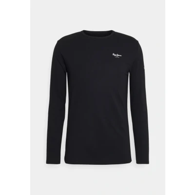 Abbildung von Pepe Jeans Original Basic Langarmshirt, Herren, Größe: XS, Black