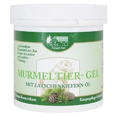 Abbildung von Körperbalsam MURMELTIER GEL 250ml mit Latschenkiefer ÖL für Muskeln und Gelenken Murmeltiercreme Creme Lotion Balsam 86