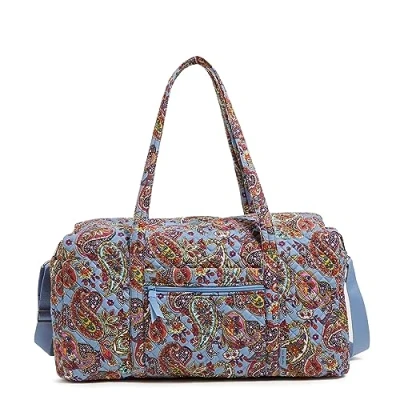 Abbildung von Vera Bradley Damen Große Baumwolle Reisetasche, Provence Paisley