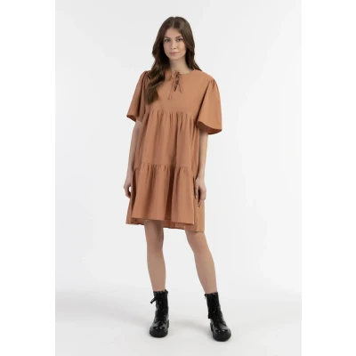 Abbildung von Dreimaster Kleid Damen hellrost