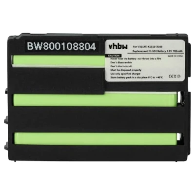 Abbildung von vhbw passend für Siemens C25 power, C2588, C25e, C25, C28 Festnetz &amp; DECT Smartphone Akku NiMH 700 mAh (3,6 V)