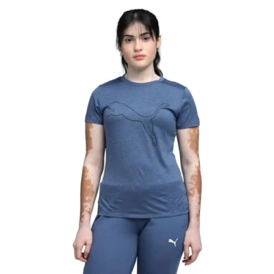 Abbildung von PUMA Unisex W Tad Essential Heather Logo Tee Tees (1er Pack)