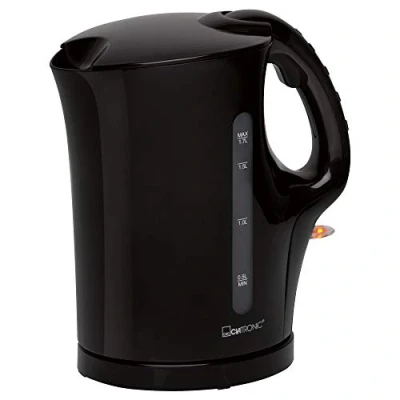 Abbildung von CLATRONIC Wasserkocher WK 3819, 1,7L Füllmenge, max. 2200 Watt, Einhandbedienung