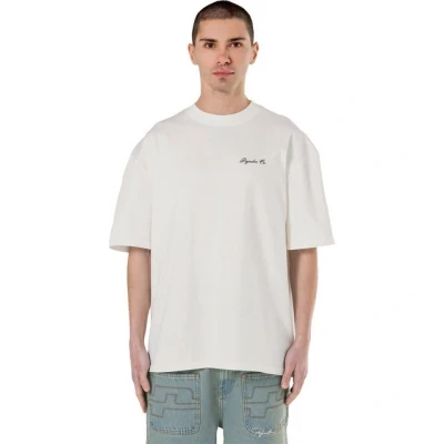 Abbildung von Pegador Polion Oversized TEE Tshirt print, Herren, Größe: Medium, Washed warm white