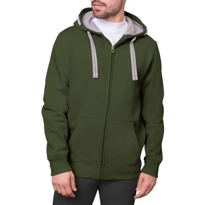 Abbildung von HRM Herren Jacket M Kapuzenpullover, Olive, EU