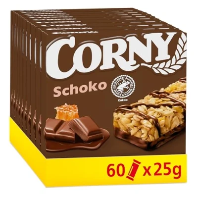 Abbildung von Corny Classic Schoko, Müsliriegel mit Schokolade, 60 x 25g