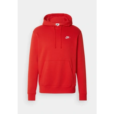 Abbildung von Nike Sportswear CLUB Hoodie Kapuzenpullover, Herren, Größe: Medium, University red/white