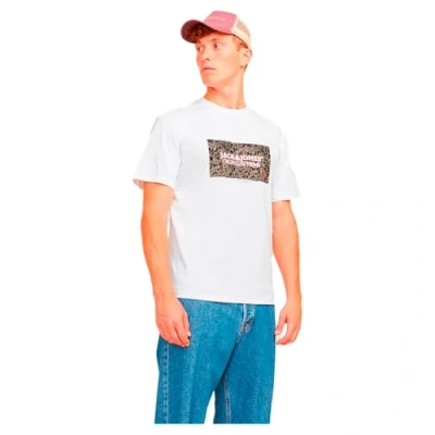 Abbildung von JACK&amp;JONES Herren JORBUSHWICK Box Tee SS CREW NECK T Shirt, Bright White, XL