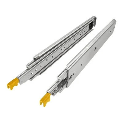 Abbildung von 1 Paar Junker Schwerlastauszüge KV2 200 H76 L600 LC 609 mm mit Lock in/out Einrastfunktion Schwerlast Vollauszug belastbar bis Kg