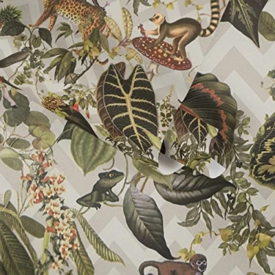 Abbildung von METROPOLIS BY MICHALSKY LIVING Vliestapete &quot;Change is good, Jungle Joy&quot;, floral botanisch tropisch, Designertapete Tapete Dschungel