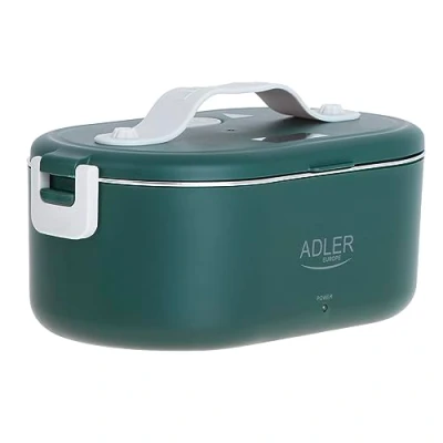 Abbildung von Adler Europe AD 4505 Elektrische Lunchbox Lebensmittelbehälter Fassungsvermögen: 0,8 Liter Erwärmt und Hält Mahlzeiten bis zu 70 C Warm Nennleistung: 4555 W 220240 V 50/60 Hz (Grün)