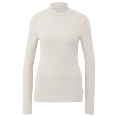 Abbildung von QS Damen 2158369 Langarmshirt mit Stehkragen, 510, Large