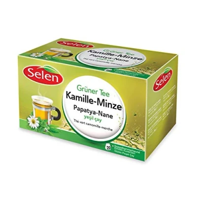 Abbildung von Selen Grüner Tee Kamille Minze 20 Teebeutel