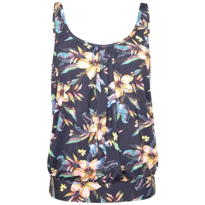 Abbildung von Lascana Oversize Tankini Bikinitop, Damen, Größe: 38, Anthracite