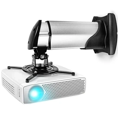 Abbildung von Duronic Beamer Deckenhalterung, (PB10XM Halterung, Projektor Universal Wandhalterung, Halterung für Video Projektor, drehbar und schwenkbar, Heimkino, Traglast bis zu 15 kg, 360 Rotation)