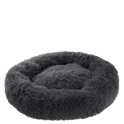 Abbildung von PETSTUFF Tierkissen Hundekissen Hundebett Hundematratze Hundematte, Tierbett, rund, waschbar, flauschig, Farb und Größenwahl
