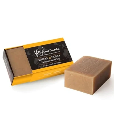 Abbildung von The Highland Soap Company Seife Whisky &amp; Honey 190g